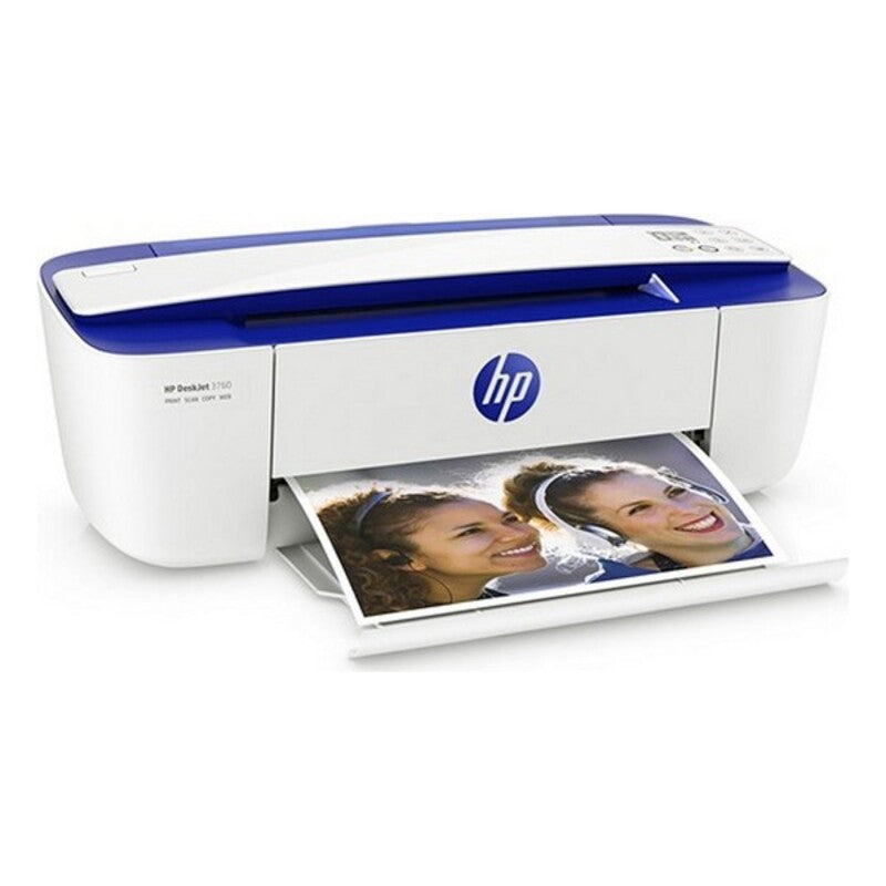 Imprimante Multifonction HP DeskJet 3760 1200 px WiFi USB Blanc