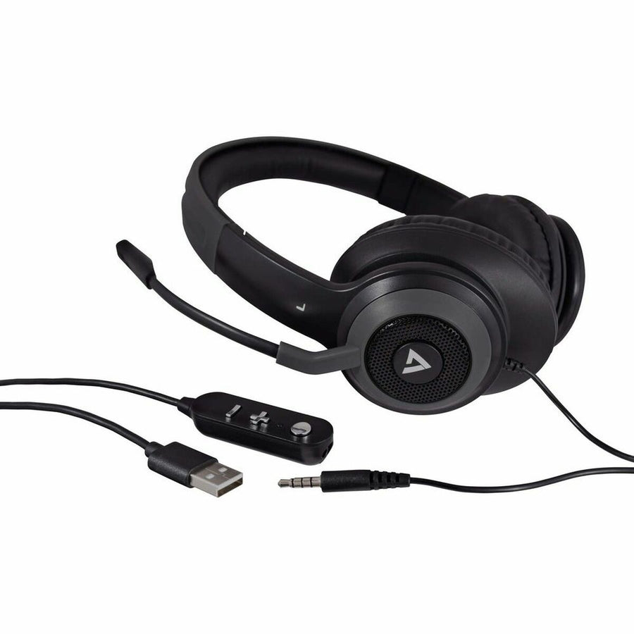 Casques avec Microphone V7 HC701                Noir