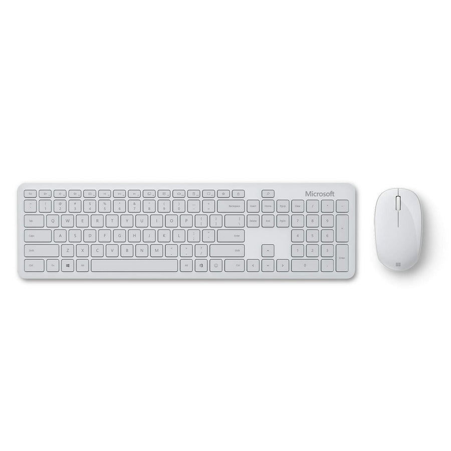 Souris & clavier Microsoft Bluetooth Desktop Bluetooth 4.0 Gris clair AZERTY