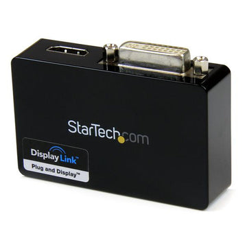 Câble HDMI Startech USB32HDDVII          Noir
