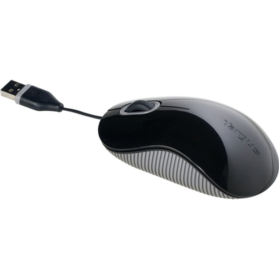 Souris Targus Cord-Storing Optical Mouse Noir