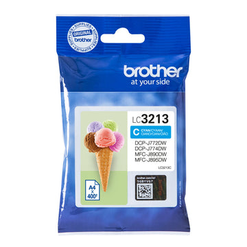 Cartouche d'encre originale Brother LC3213C              Cyan