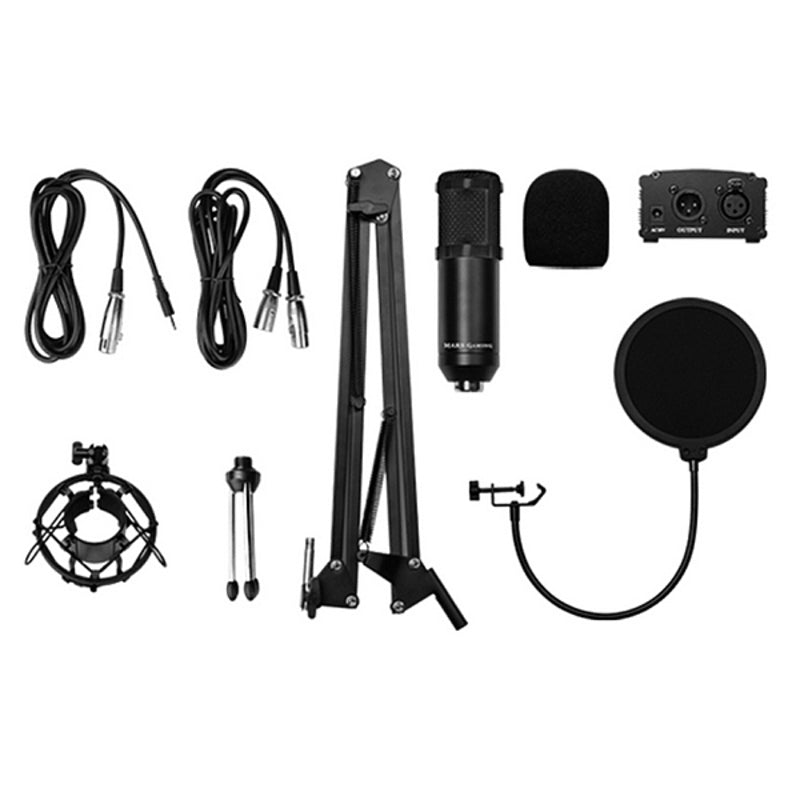 Microphone Mars Gaming MMICKIT Noir