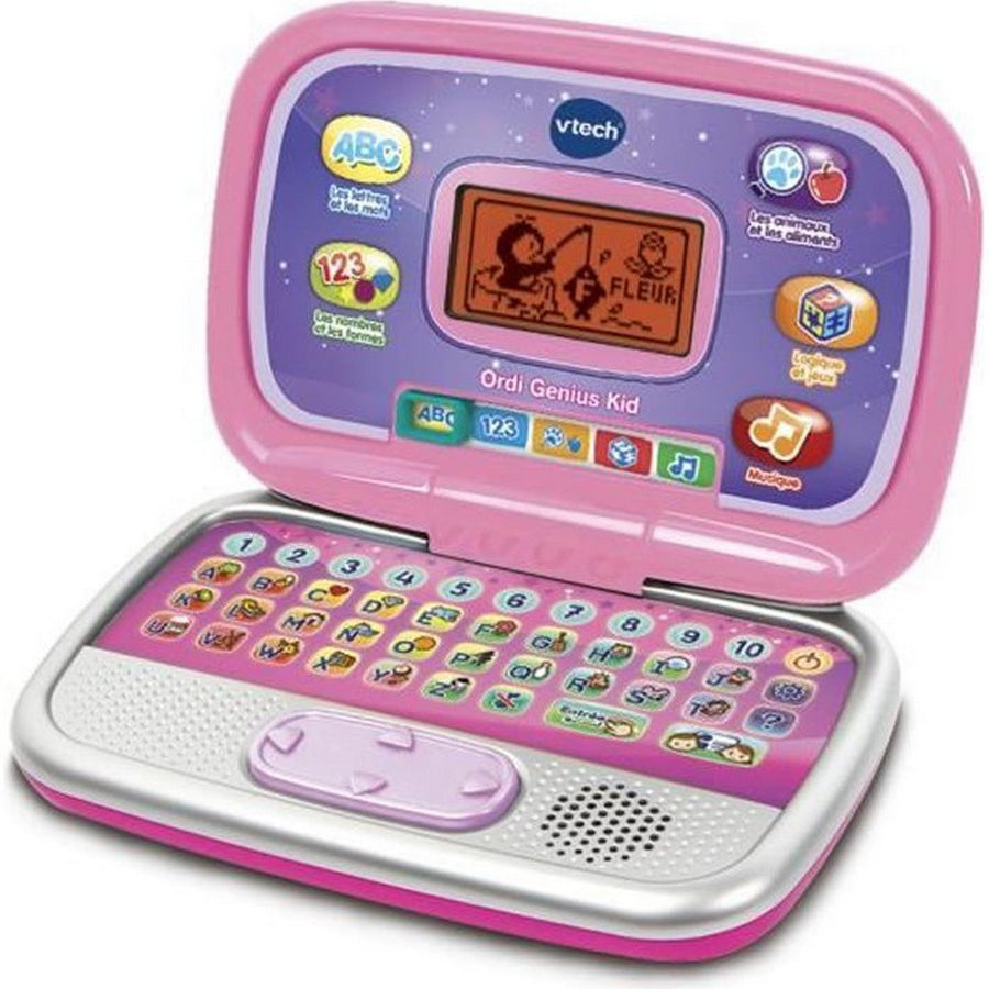 Ordinateur portable Vtech Ordi Genius Kid Rose Jouet éducatif Interactif