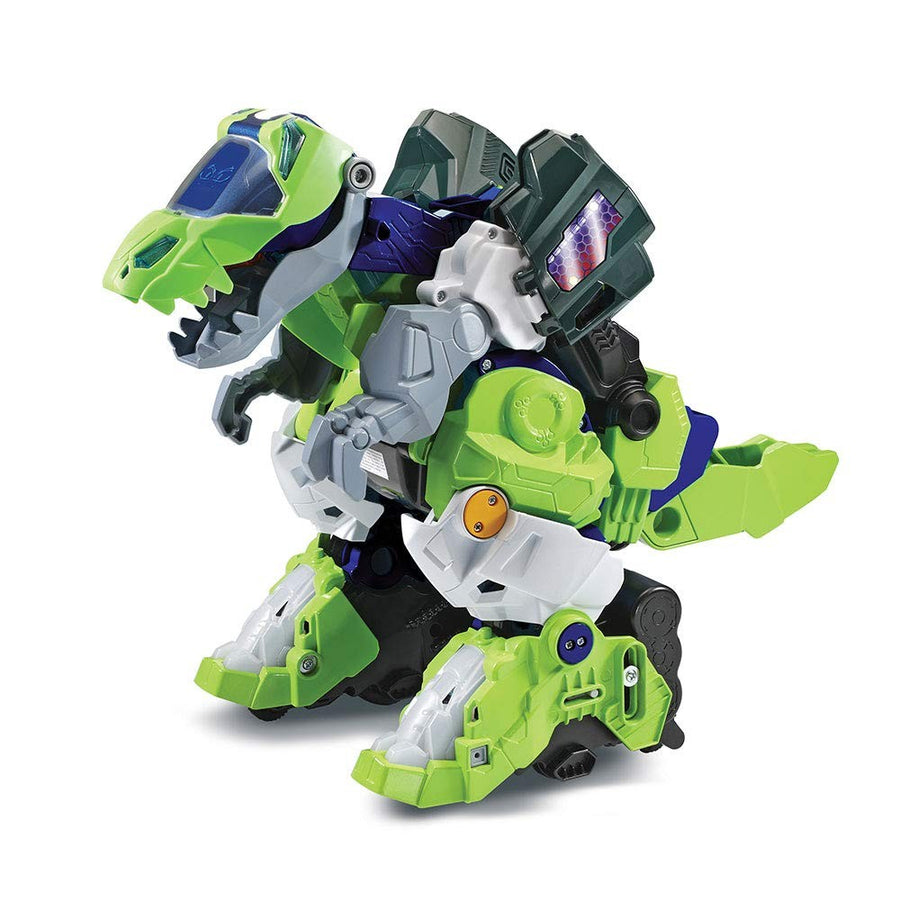 Robot Vtech Switch&Go Dinos Vert Dinosaure 2 en 1 Télécommandé