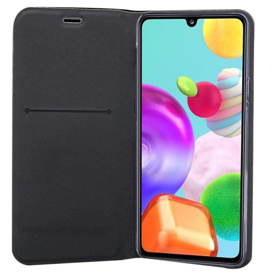 Housse pour Mobile avec coque BigBen Connected Etuif Stand Noir Samsung Galaxy A42 5G