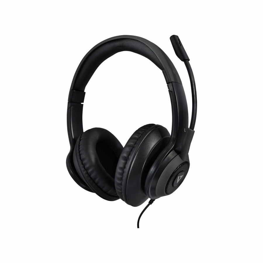 Casques avec Microphone V7 HC701                Noir