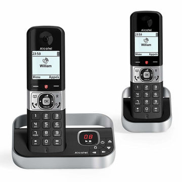 Téléphone Sans Fil Alcatel Noir/Argenté DECT