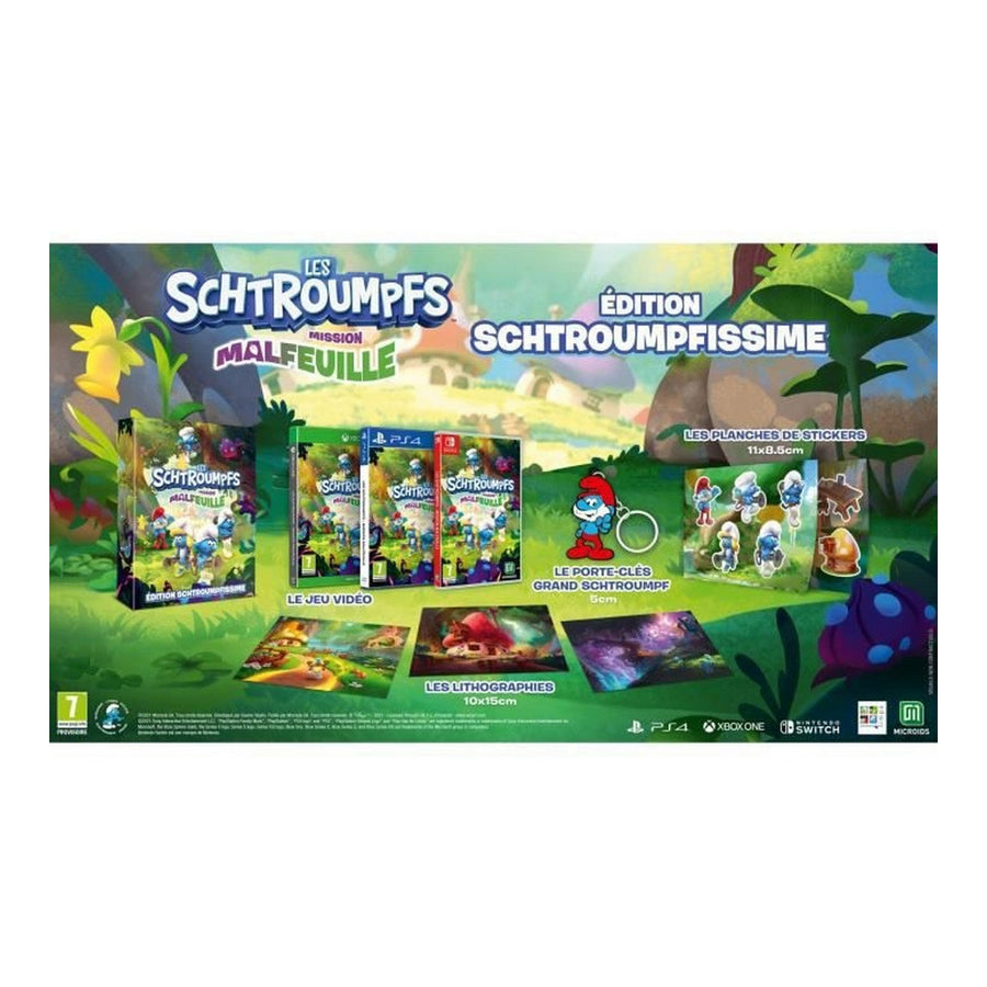 Jeu vidéo pour Switch Microids The Smurfs: Mission Malfeuille