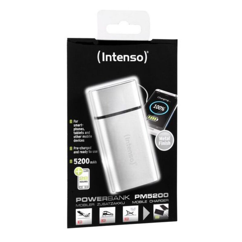 Power Bank INTENSO 5200 mAh Argenté
