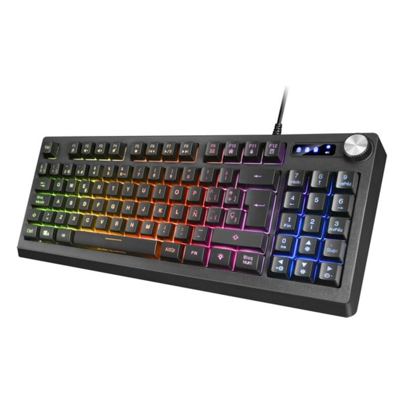 Clavier pour jeu Mars Gaming MKREVO LED RGB
