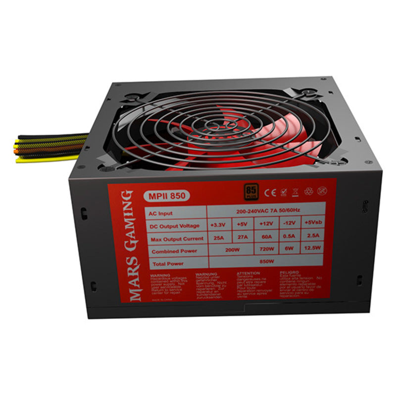Bloc d’Alimentation Mars Gaming MPII850 MPII850 850W 14 dBi 850 W