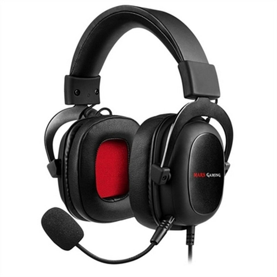 Casques avec Micro Gaming Mars Gaming MH5 (3.5 mm) Noir