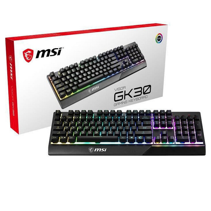 Clavier MSI Vigor GK30 Noir QWERTY