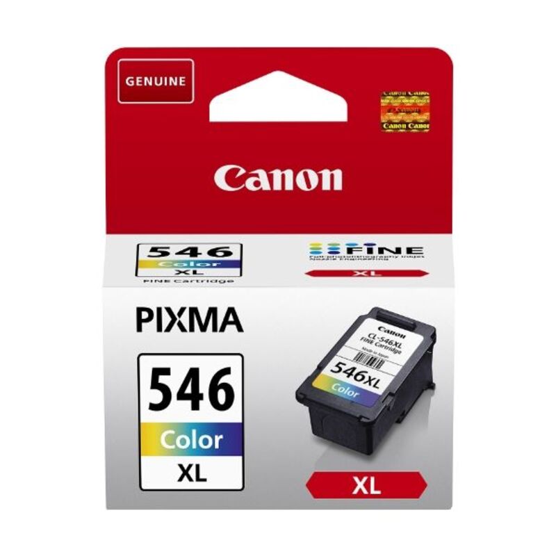 Cartouche d'encre originale Canon CL-546XL IP2850/MG2250/MG2550 Tricolore
