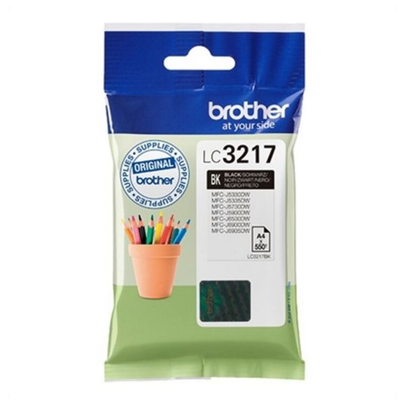 Cartouche d'Encre Compatible Brother LC3217BK Noir