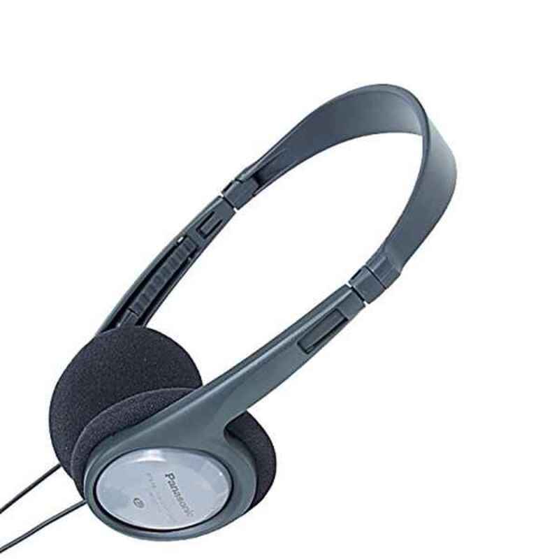 Casque audio Panasonic Corp. RPHT090EH Argenté Avec câble Noir Gris Argent Circonférence externe Néodyme 16 Hz-22kHz