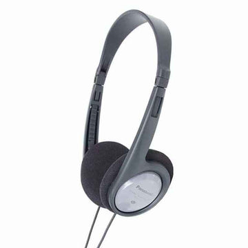 Casque audio Panasonic Corp. RPHT090EH Argenté Avec câble Noir Gris Argent Circonférence externe Néodyme 16 Hz-22kHz