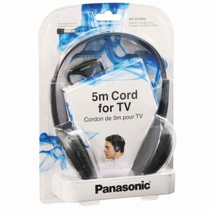 Casque audio Panasonic Corp. RPHT090EH Argenté Avec câble Noir Gris Argent Circonférence externe Néodyme 16 Hz-22kHz