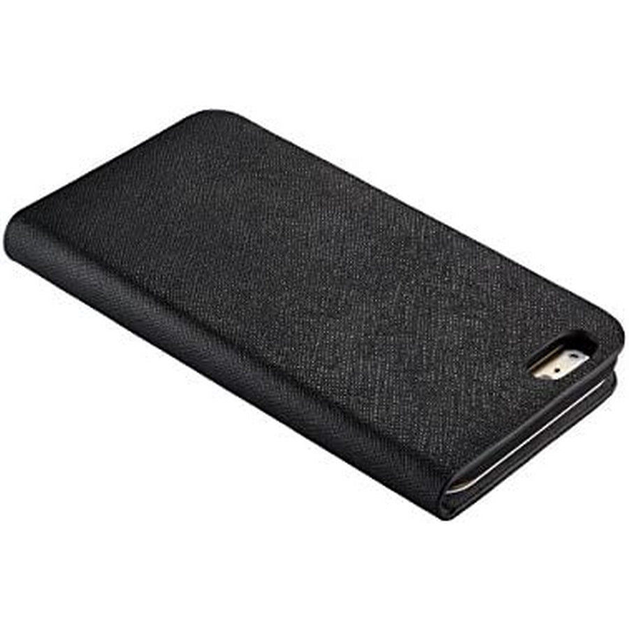 Housse pour Mobile avec coque QDOS EtuiFolio Noir Cuir iPhone 6