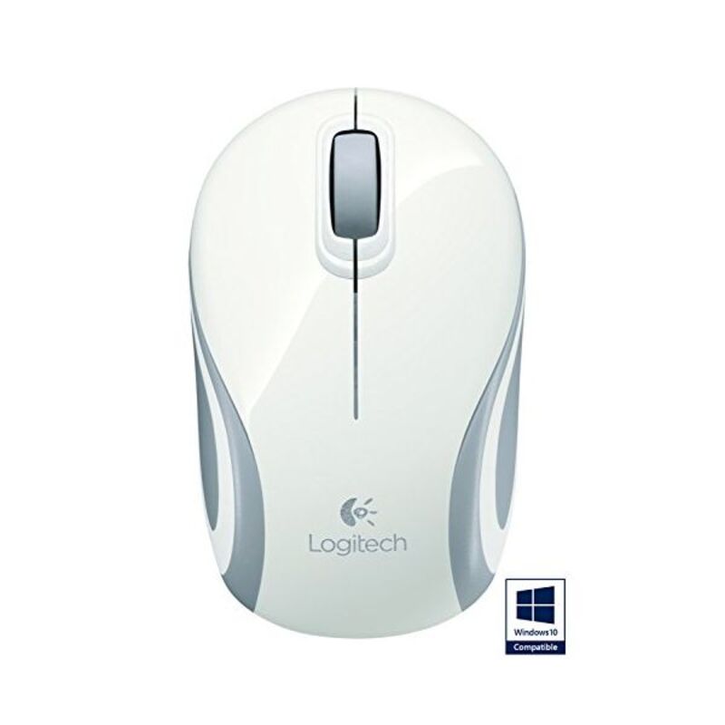 Souris sans-fil Logitech M187 Blanc Gris