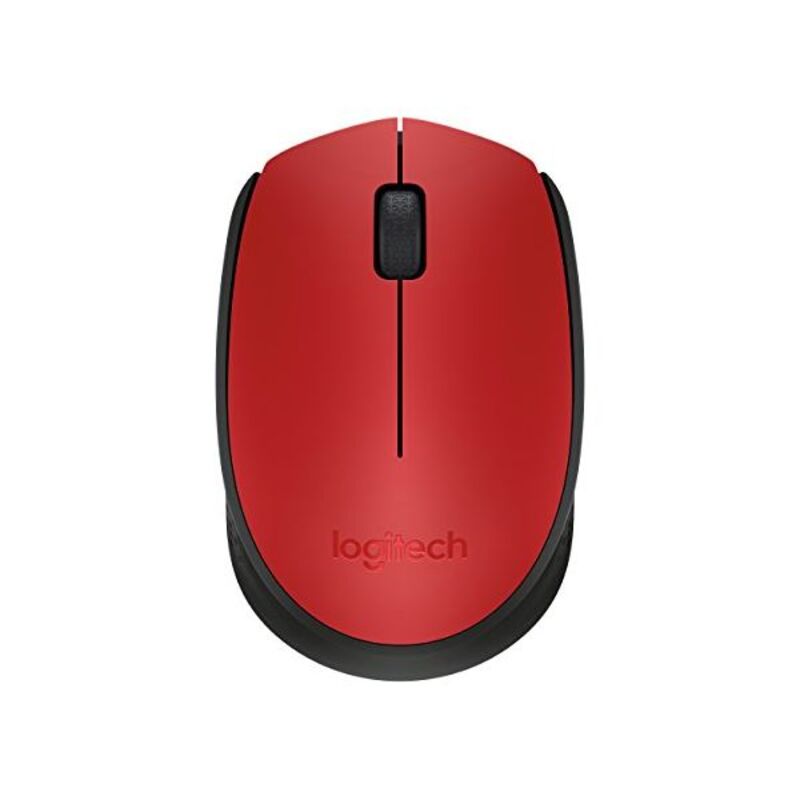 Souris sans-fil Logitech M171 1000 dpi Noir Rouge