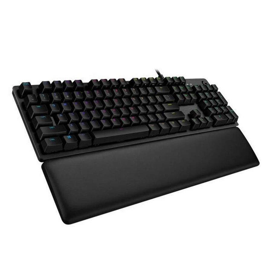 Clavier Bluetooth avec Support pour Tablette Logitech G513 CARBON LIGHTSYNC RGB Mechanical Gaming Keyboard, GX Brown