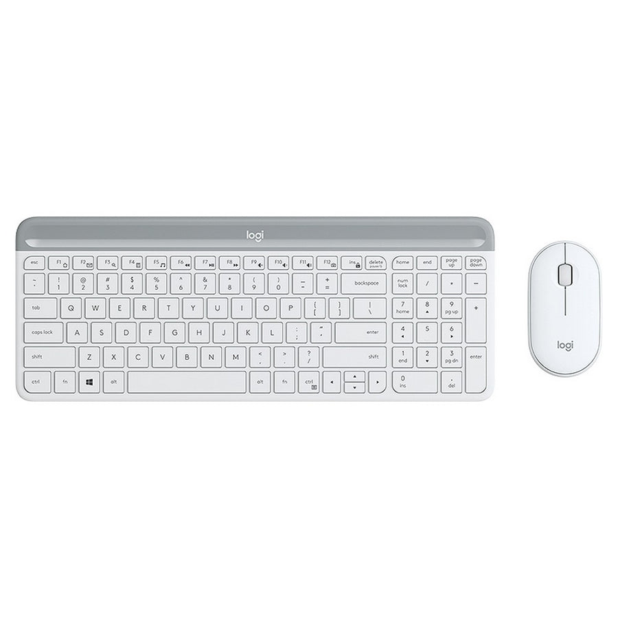Souris & clavier Logitech  MK470 Blanc QWERTY