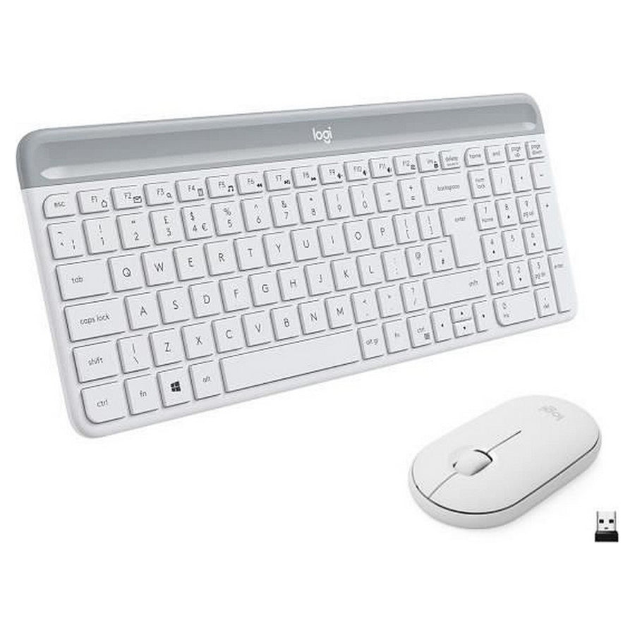 Souris & clavier Logitech  MK470 Blanc QWERTY