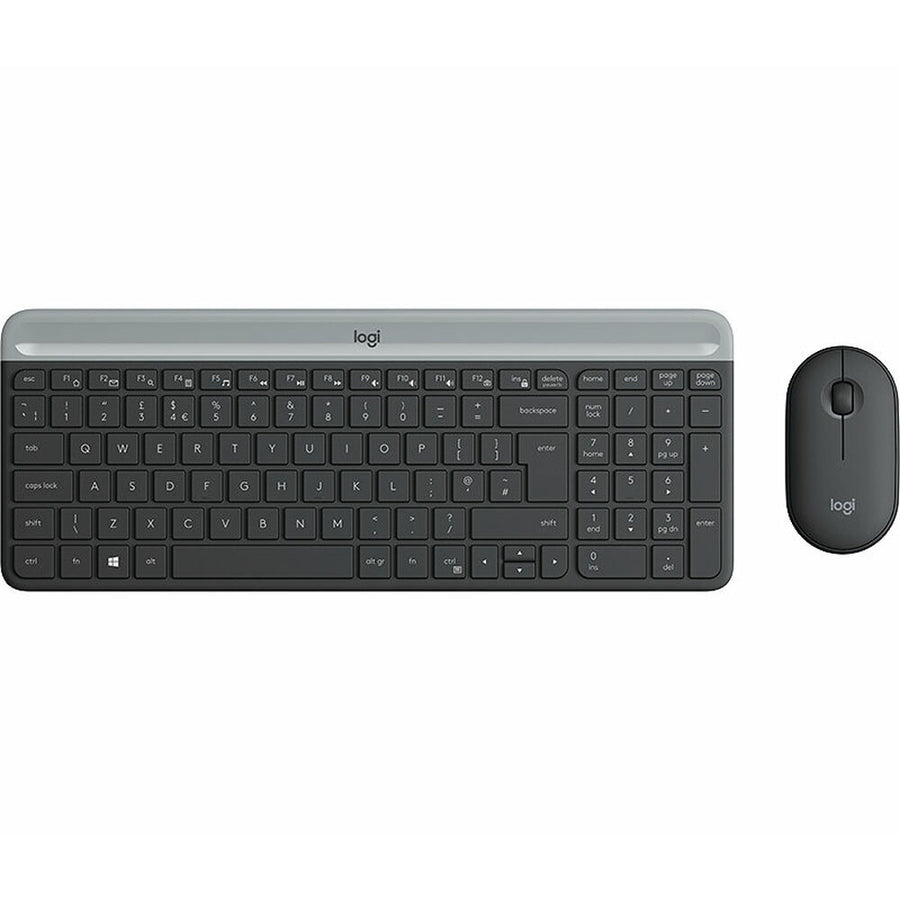 clavier et souris Logitech MK470 Noir Sans fil
