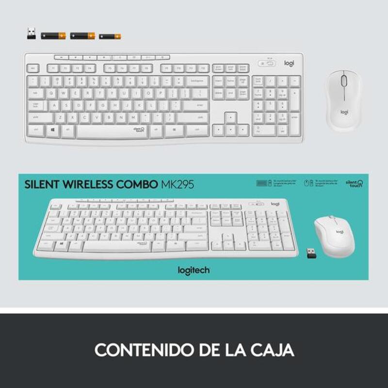 clavier et souris Logitech MK295 Silent Wireless Combo