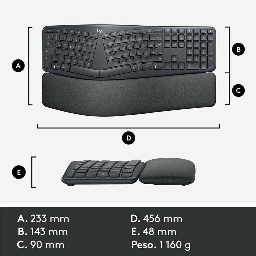 Clavier Logitech ERGO K860