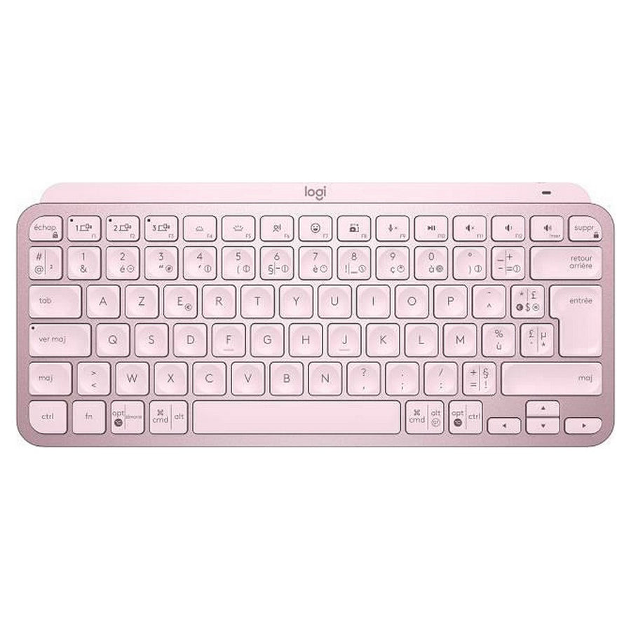 Clavier sans fil Logitech MX Keys Mini Rose AZERTY