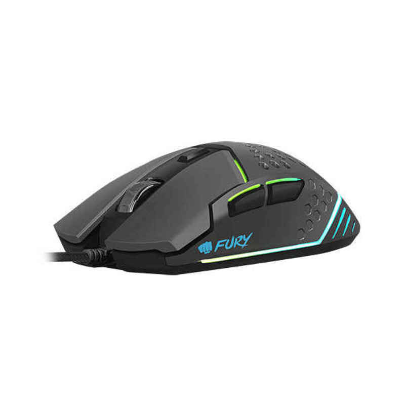 Souris Gaming Fury Battler RGB 6400 DPI Noir