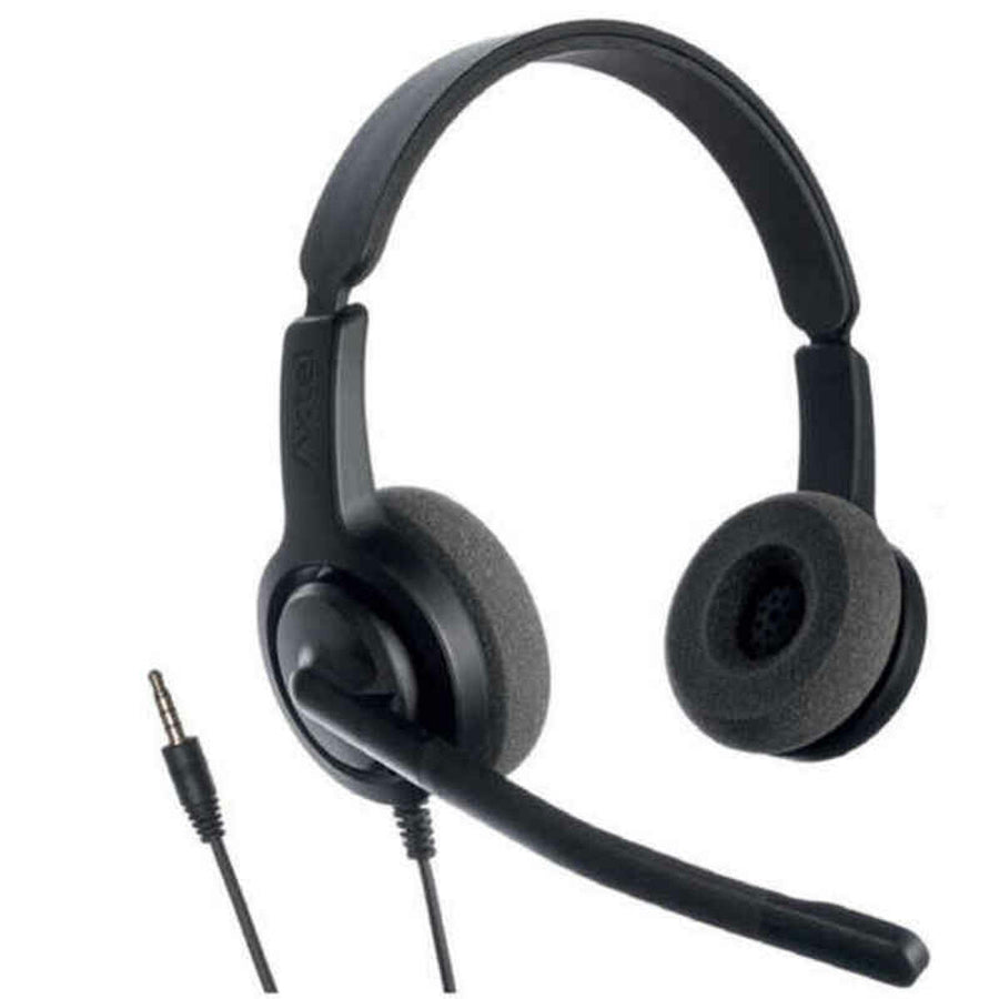 Casques avec Microphone Axtel AXH-V28PCD Noir