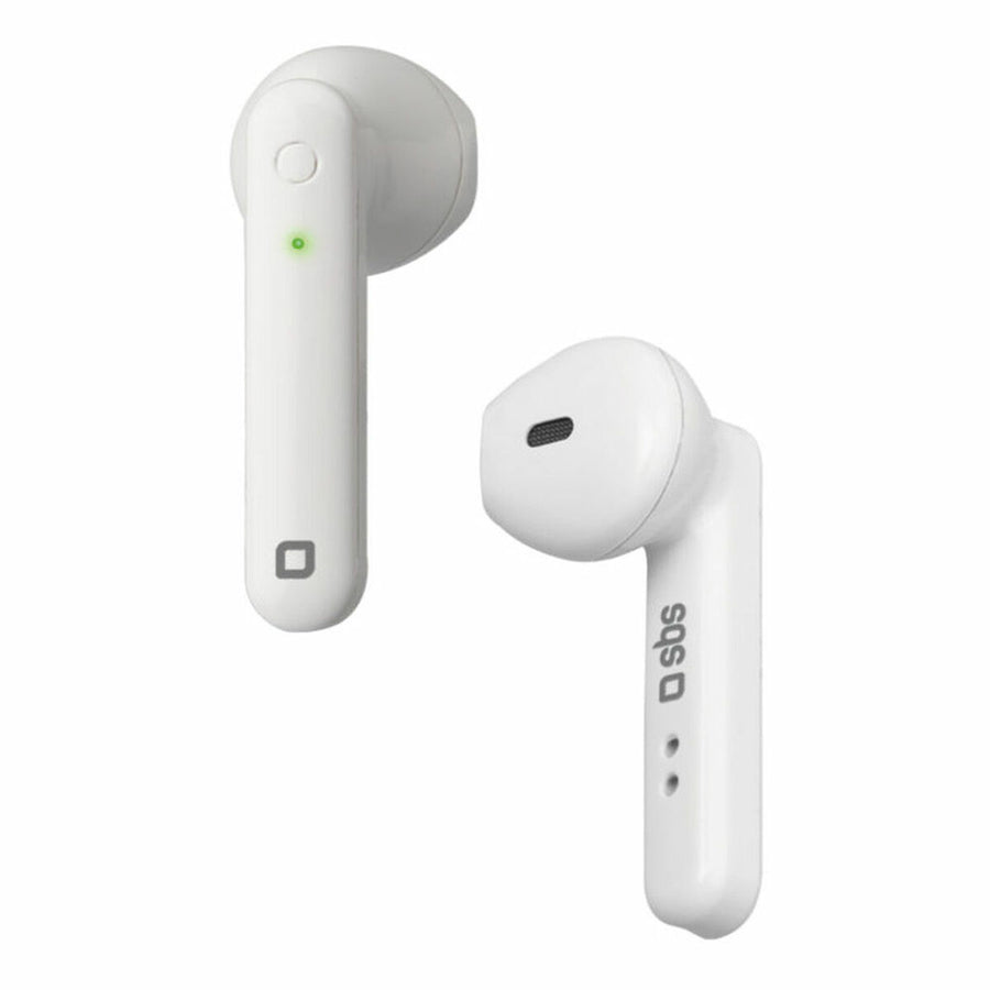 Oreillette Bluetooth SBS ‎TEEARTWSHOPBTW 300 mAh Blanc