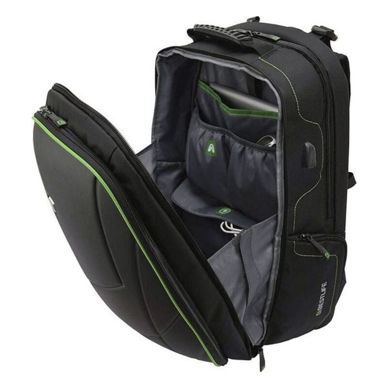 Sacoche pour Portable Gaming Bestlife Noir Vert