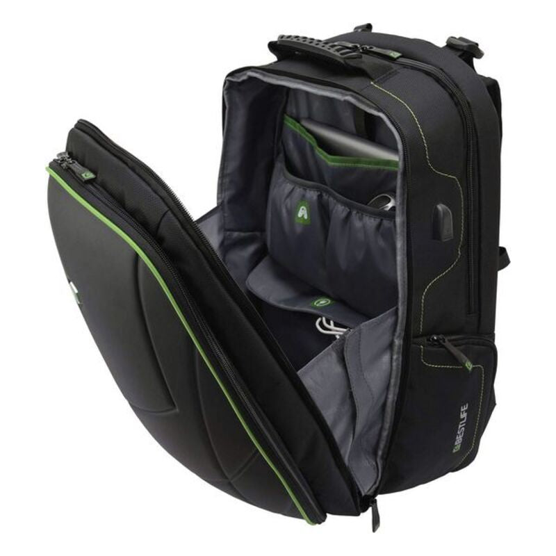 Sacoche pour Portable Gaming Bestlife Noir Vert