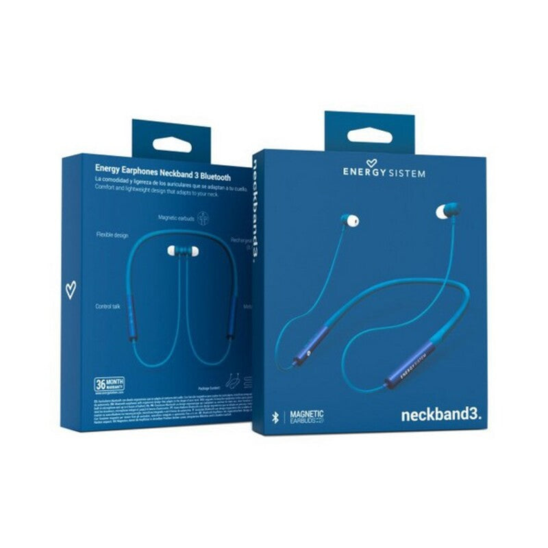 Écouteurs de Sport Bluetooth avec Microphone Energy Sistem Neckband 3 100 mAh