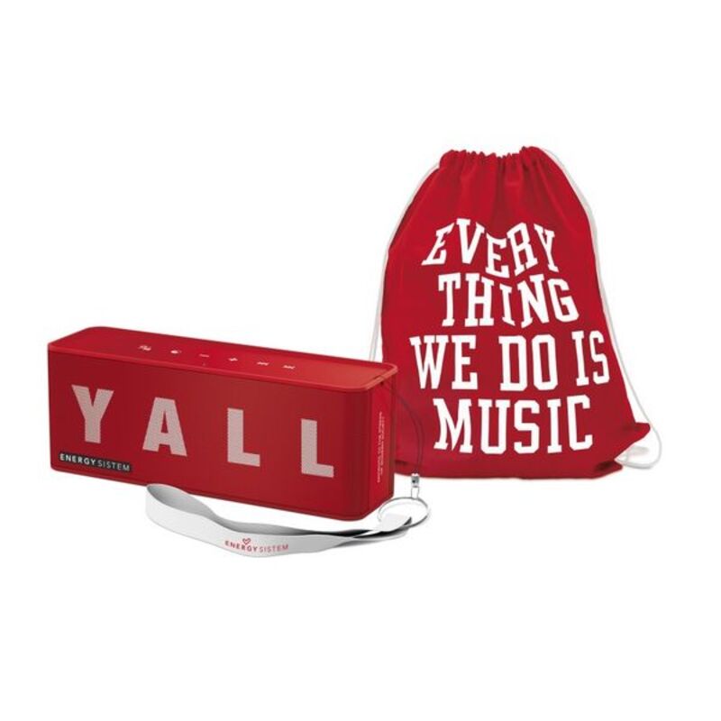 Haut-parleurs bluetooth portables Energy Sistem Music Box 5 Yall Edition 2000 mAh 10W Rouge