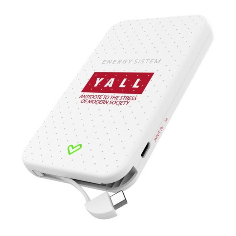 Power Bank Energy Sistem Yall Edition 5000 mAh Blanc