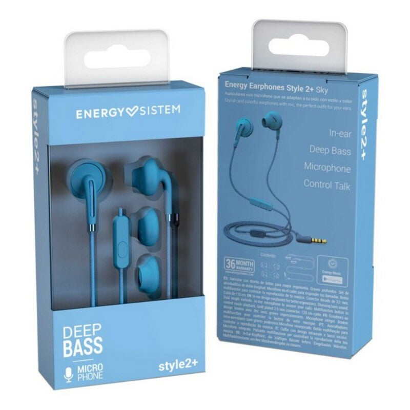 Casques avec Microphone Energy Sistem Style 2+ 3 mW Multicouleur