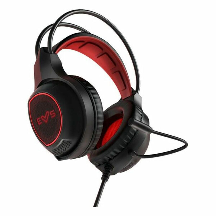 Casques avec Micro Gaming Energy Sistem HESG-2 3.5 mm LED Noir Noir/Rouge