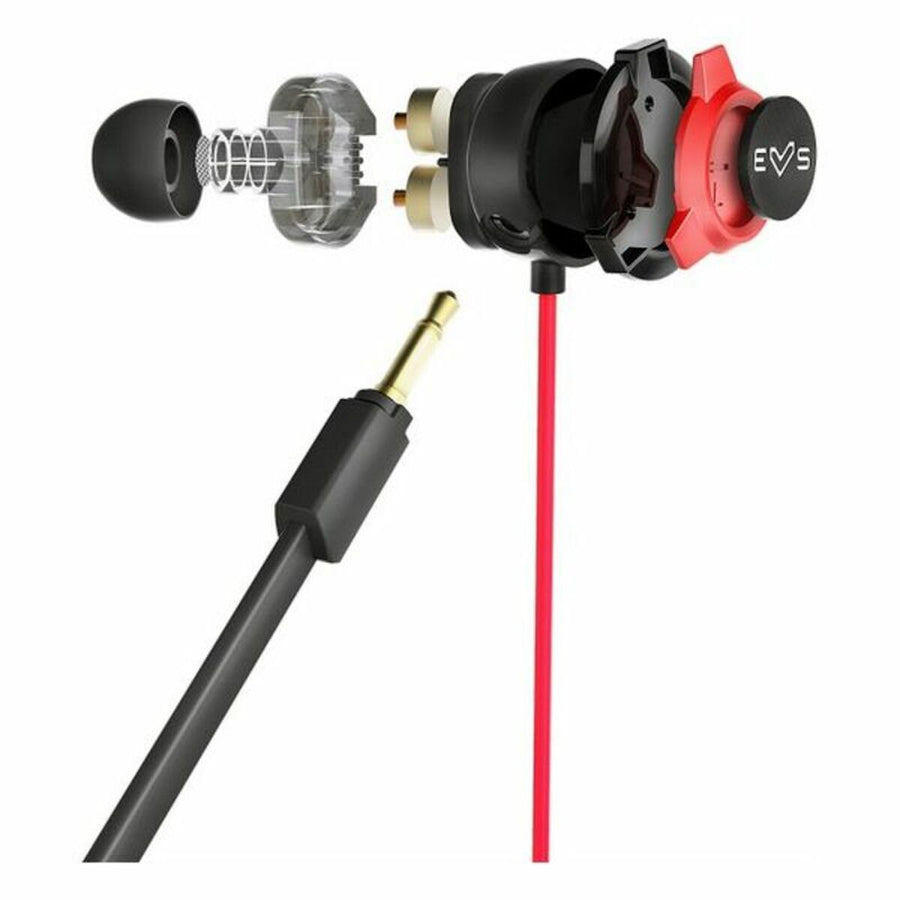 Casques avec Micro Gaming Energy Sistem ESG-1 3.5 mm Noir Rouge
