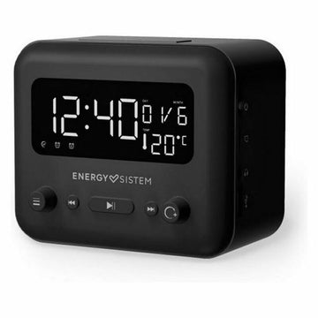 Radio-réveil Energy Sistem Clock Speaker 2 Bluetooth Graphite LED Bluetooth 5W Bluetooth
