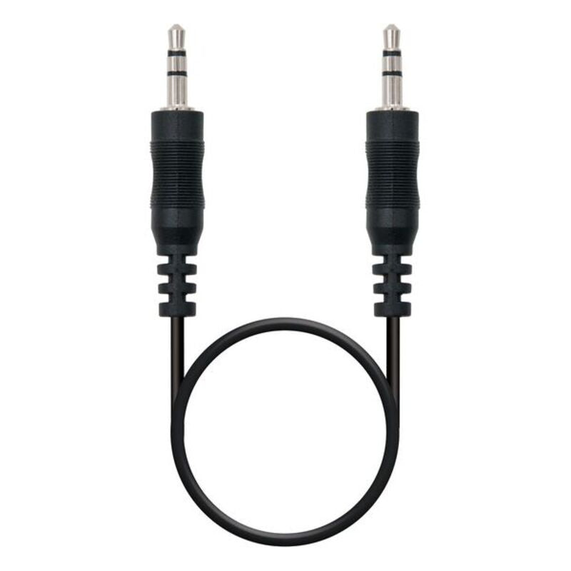 Câble Audio Jack (3,5 mm) NANOCABLE 10.24.0103 (3 m) Noir