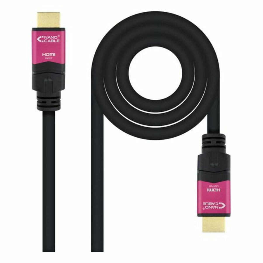 Câble HDMI NANOCABLE 10.15.3720 4K HDR Noir 20 m