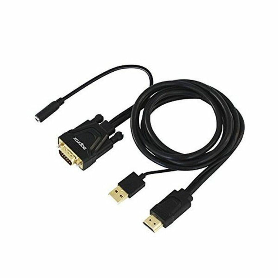 Adaptateur HDMI vers VGA approx! APPC22 3,5 mm USB 60 Hz
