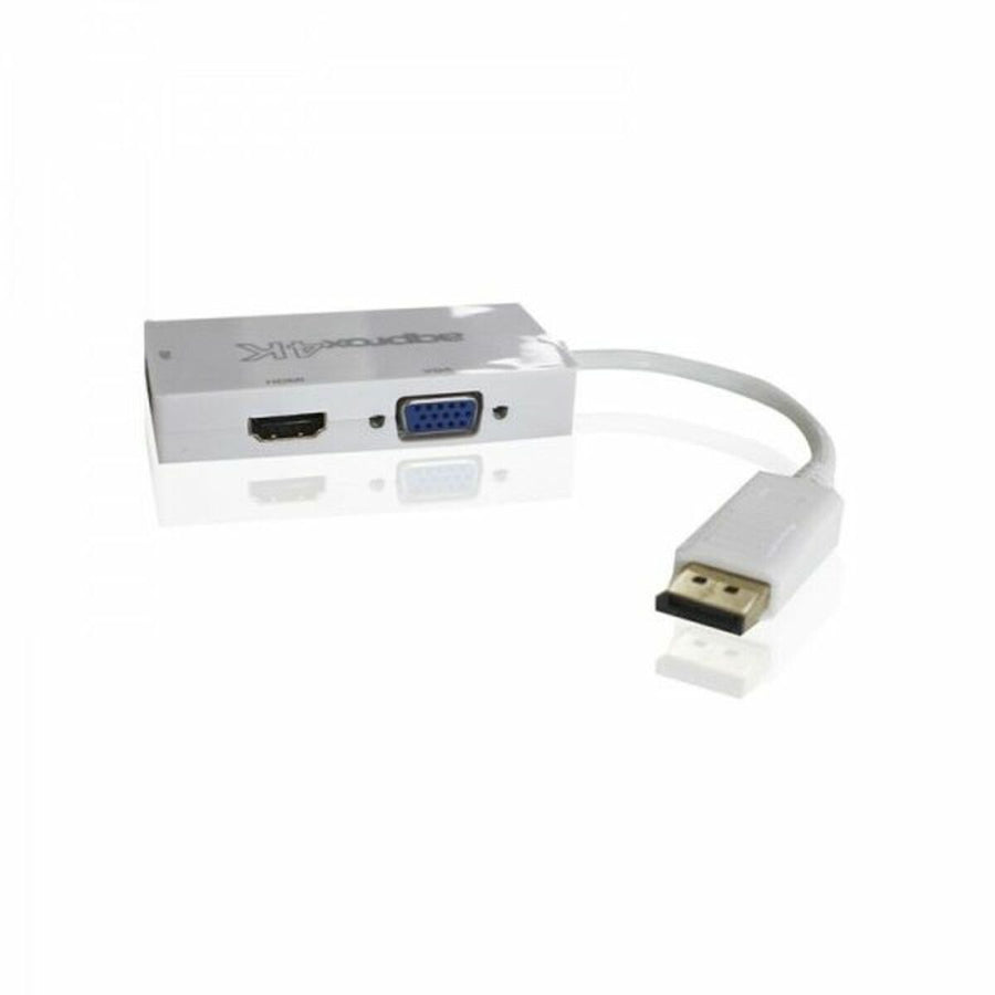 Adaptateur DisplayPort vers HDMI approx! AISCCI0302 APPC37 DVI VGA Blanc