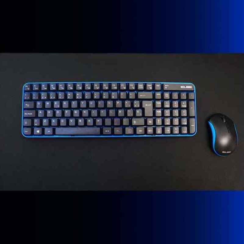 Clavier et souris sans fil ELBE PTR-101 Noir